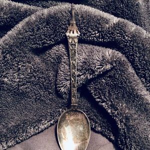 Vintage Paris Eiffel Tower Souvenir Spoon